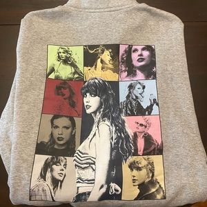 Eras Tour Gray Quarter Zip